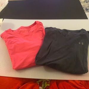 Under Armour Cotton LS Tees - Loose Fit (x2)